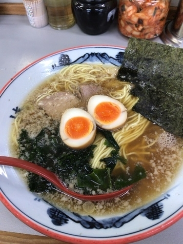 「ラーメン630円サービス煮卵」@ラーメンショップ 122号騎西店の写真
