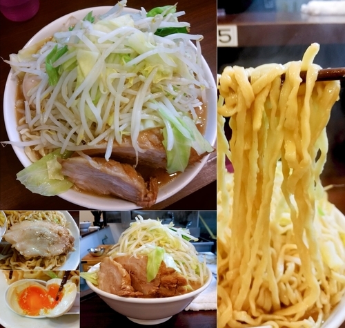 「ラーメン 810円 + 大盛 60円 + 味玉 + 豚」@零一弐三の写真