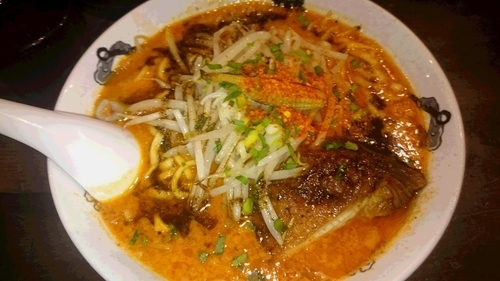 「カラシビ味噌ラーメン・肉増し＋半めし」@カラシビ味噌らー麺 鬼金棒の写真