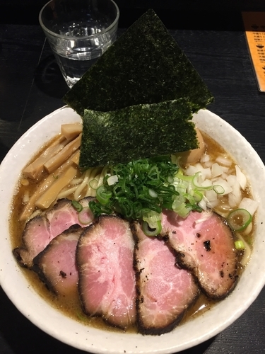 「特製中華そば中盛」@BASSO ドリルマンの写真