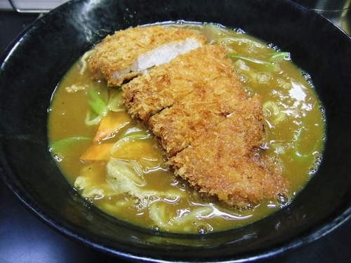 「カツカレーラーメン（950円）」@宗楽の写真