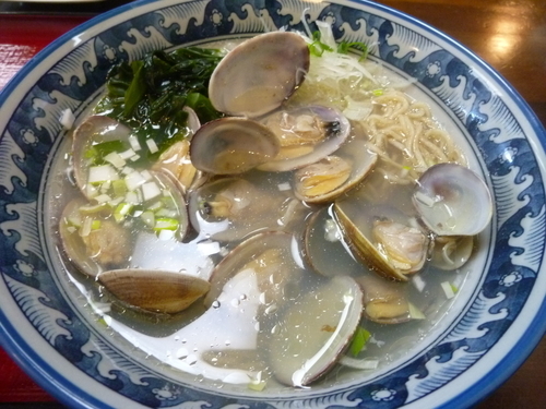 「【限定】黒あさりラーメン」@天然だしラーメン 潮の音の写真
