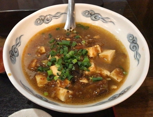 「なす入りマーボー麺(830円)」@ラーメン創作麺処 めん坊の写真