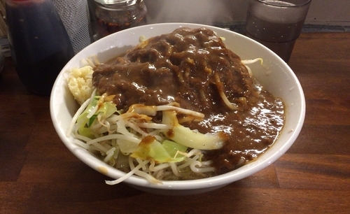 「ラーメンカレー＋半豚増し」@ラーメン凛 砂町店の写真