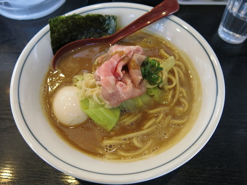 「味玉蟹らーめん：900円」@雨ニモマケズの写真