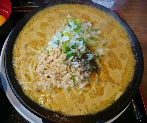 「満州トロトロ 担々汁あり油そば 750円」@濃厚豚骨ラーメン 竹三郎の写真