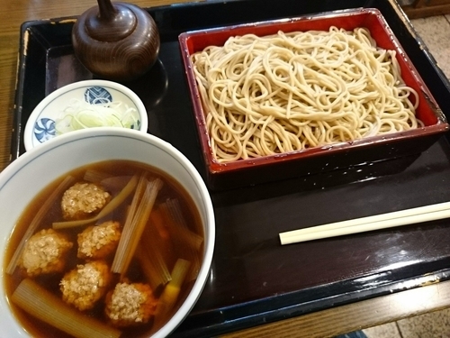 「鴨つくねせいろ　1300円」@新橋 能登治の写真