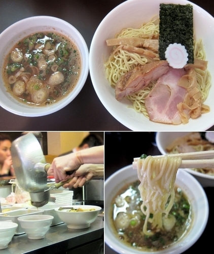 「鯛焼干しつけそば 900円」@おおぜき中華そば店の写真