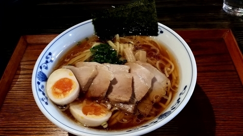 「チャーシュー麺（中盛）＋味玉子」@ITACHI RAMENの写真