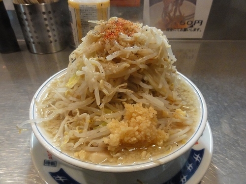 「ラーメン塩680円　野菜マシ　ニンニク　脂」@らーめん大 蒲田店の写真