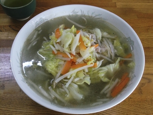 「タンメン（600円）」@たかちゃん食堂の写真