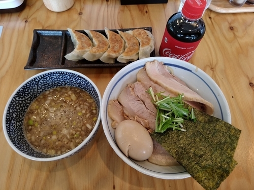 「特製つけ麺(並盛・250g)1,050円」@麺屋くおん 上里店の写真