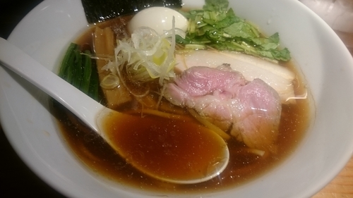 「味たま醤油ラーメン、大盛」@麺処 篠はらの写真