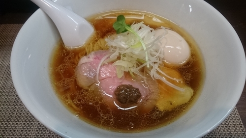 「味たま醤油、替え玉」@神保町黒須の写真