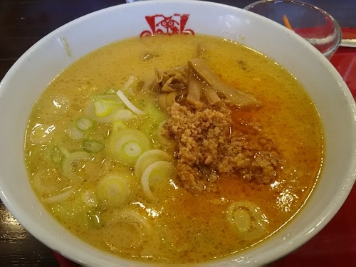 「Bランチ(ごま味噌らうめん&半チャーハン)」@風見鶏の写真