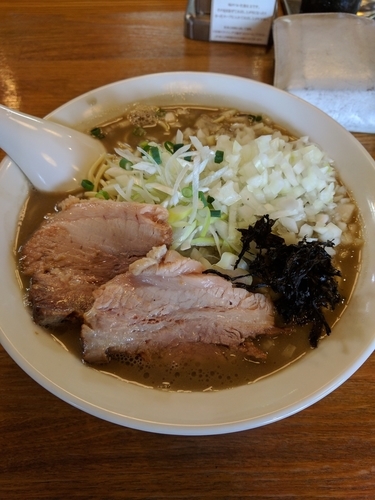 「濃厚煮干そば(中盛)　790円」@煮干中華そば専門 煮干丸の写真