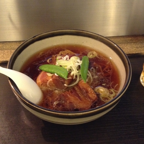 「角煮ラーメン」@手打ちらーめん たかせの写真