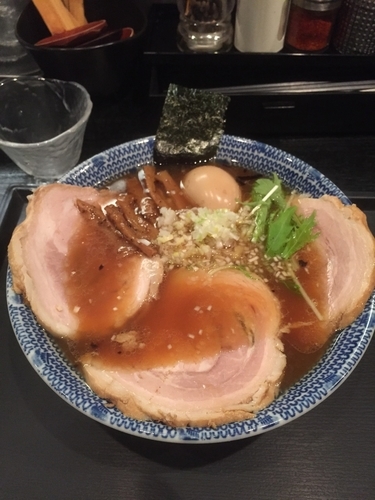 「特性らーめん1040円大盛り100円」@麺屋永吉 花鳥風月の写真