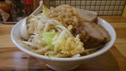 「限定「ニンニクヤサイアブラ」￥750」@らーめん カッパハウスの写真