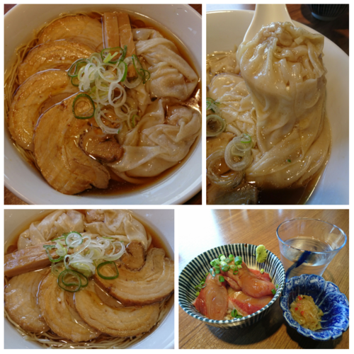 「【限定】ワンタンチャーシュー麺 他」@寿製麺よしかわ 川越店の写真