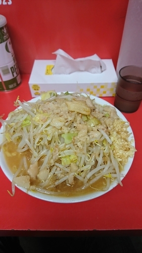 「小豚ラーメン(全マシ)」@ラーメン二郎 仙台店の写真