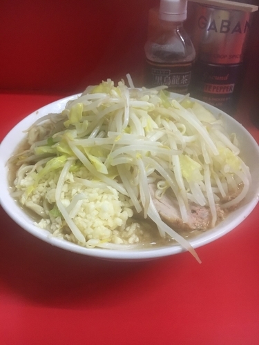 「小ラーメン　＋　ニンニク」@ラーメン二郎 松戸駅前店の写真