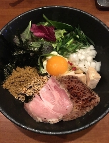 「スパイシー香りまぜそば ¥800」@まぜそば めん佳の写真