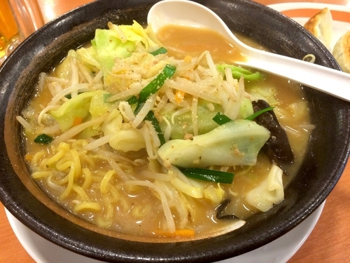 「味噌野菜らーめん（529円）」@幸楽苑 ひたちなか店の写真