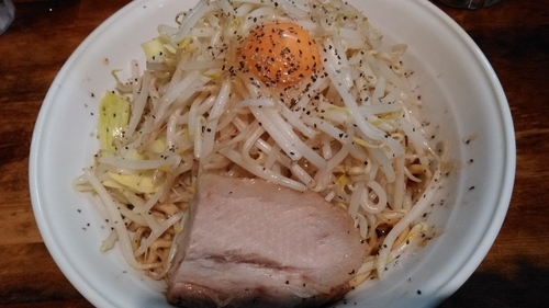 「まぜそば(醤油)(大盛)」@麺処 MAZERUの写真