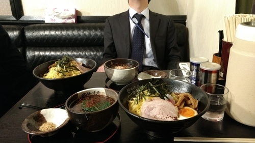 「つけ麺　バリ黒」@ら〜麺の創造 つけ麺岡崎の写真