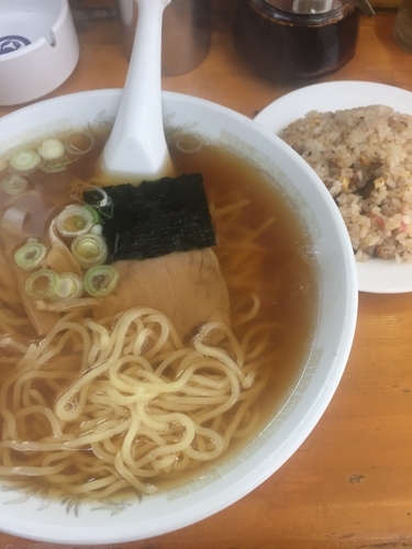 「中華そば、ミニチャーハン」@中華料理 代一元 中野店の写真
