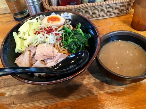 「期間限定 海老辛油そば(スープ付) ¥900」@ラーメン 大山家の写真