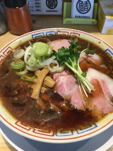 「サバ醤油そば￥700」@サバ6製麺所 福島本店の写真