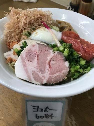 「北海道一本たらこ和え蕎麦」@MENYA 食い味の道有楽の写真