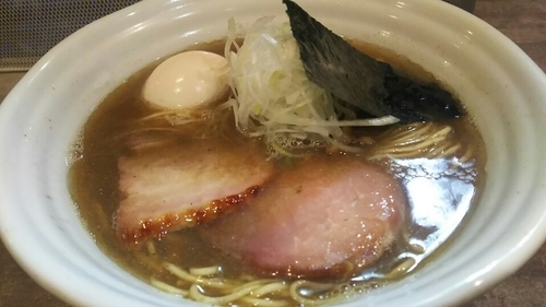 「極煮干し味玉醤油そば￥830」@麺処 風人の写真