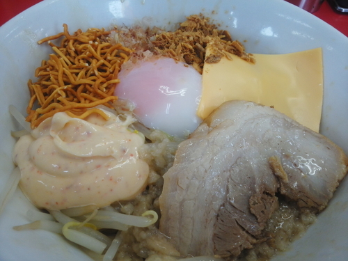 「まぜそば（並）770円」@ジャンクガレッジ 熊谷店の写真