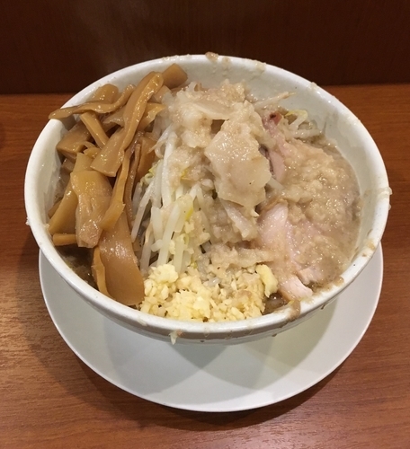 「ラーメン（ヤサイ他￥700）+メンマ（￥100）」@麺や 希 御徒町店の写真