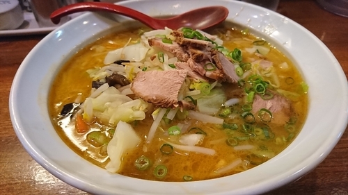 「濃厚味噌らーめん」@さっぽろ羅偉伝 高田馬場店の写真