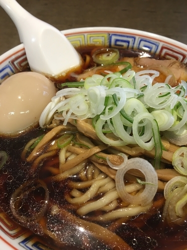 「煮卵ラーメン」@丸中華そばの写真