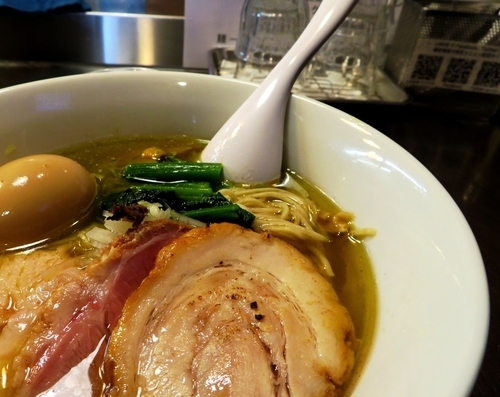 「特製貝節潮そば (950円)」@貝節麺raikの写真