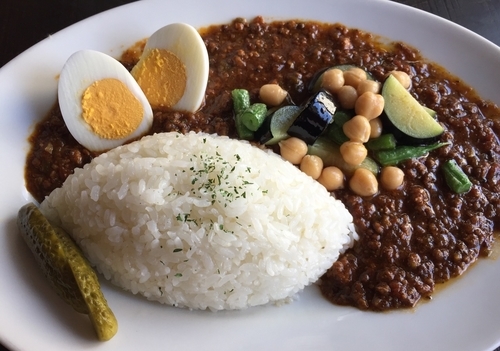 「ひき肉のカレー」@WINE＆CUURY STAND KHADONOの写真