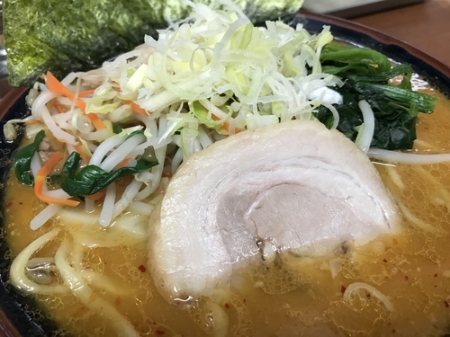 「味噌ラーメン」@横浜家系ラーメン まくり家の写真