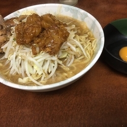 小 ニンニクアブラ 生卵