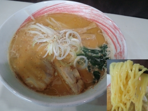 「味噌らーめん750円」@麺匠 名人房の写真