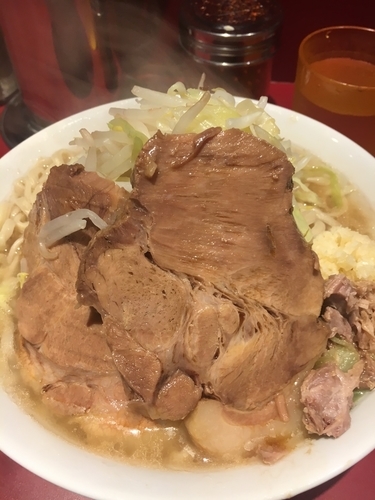 「小ラーメン ➕ ニンニク」@ラーメン二郎 荻窪店の写真