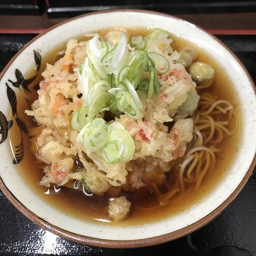 「かきあげ（￥410）」@そばよし 京橋店の写真