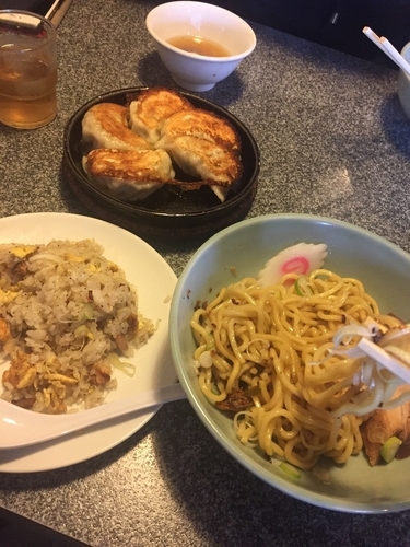 「あぶラーメン＋半チャーハンセット」@あぶら〜亭 桜上水本店の写真