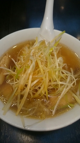 「ねぎラーメン」@喜多方ラーメン坂内 笹塚店の写真