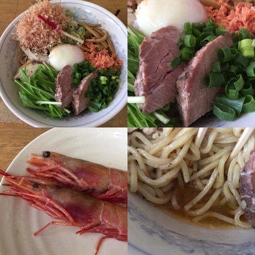 「海老和え蕎麦」@MENYA 食い味の道有楽の写真