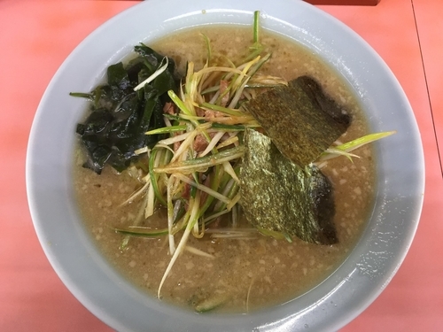 「ネギラーメン(750円)」@ラーメンショップ たつみや 麻溝台の写真